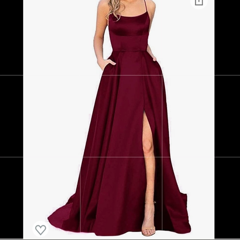 Numtick size 4 Brand new burgundy dress for prom, special occasion, or wedding